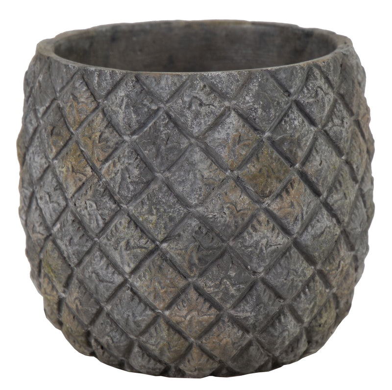 Luxe Bloempot FIORELLA Groen - D19 H17 cm - Lucy&