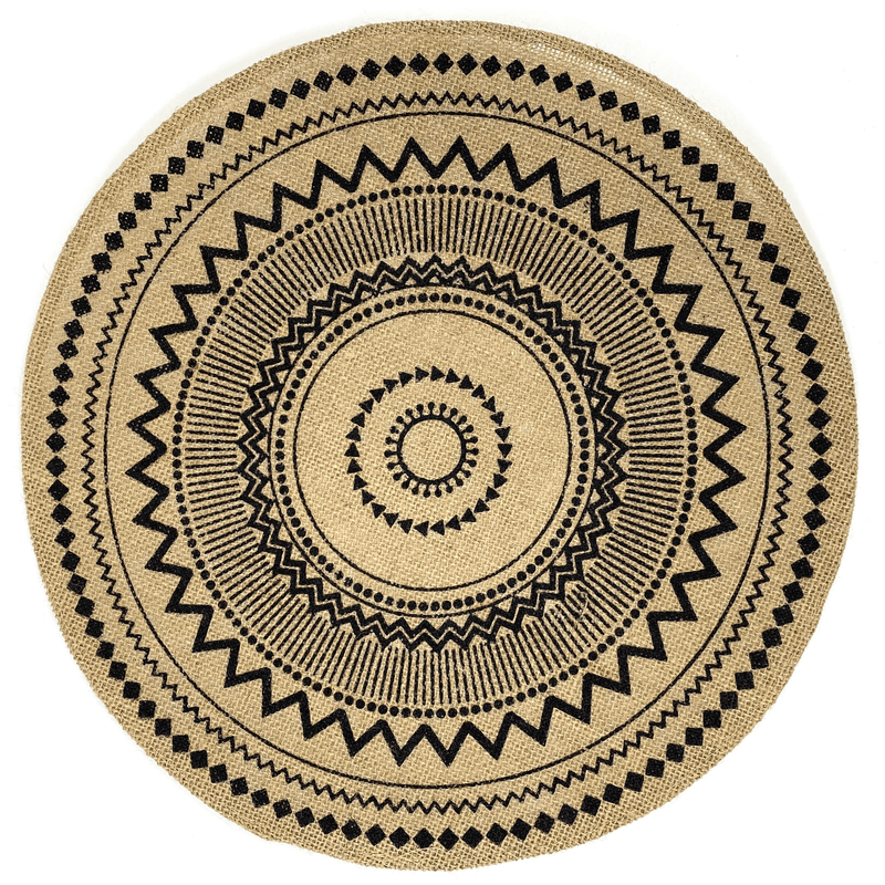 Luxe Placemat JUTE - ø 38 cm - Lucy&
