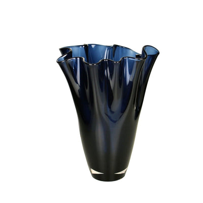 Luxe Vaas LEO Donker Blauw – D21 x H33 cm - Lucy's Living