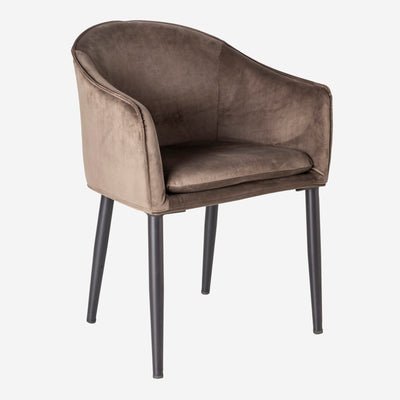 Luxe Eetkamerstoel Camilla - Taupe - Lucy's Living