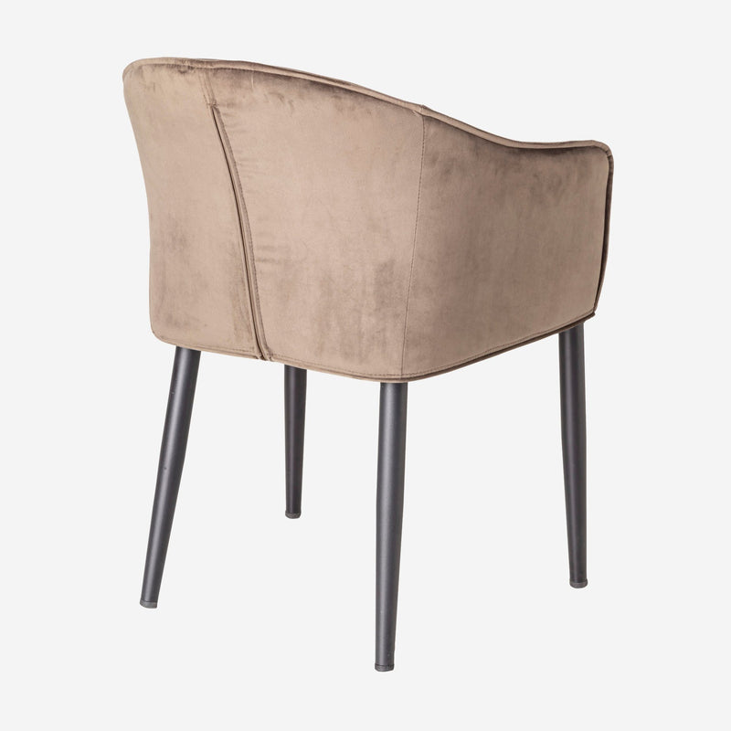 Luxe Eetkamerstoel Camilla - Taupe - Lucy&