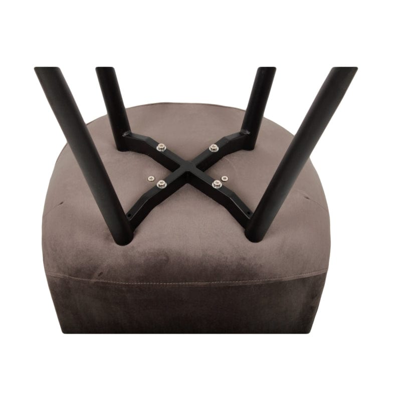Luxe Barkruk LEAVE Donker Grijs – 51x58x117 cm - Lucy&