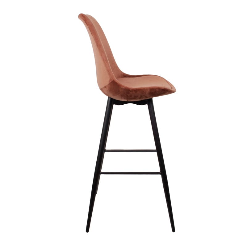 Luxe Barkruk LEAVE BAR Koper – 51x58x117 cm - Lucy&