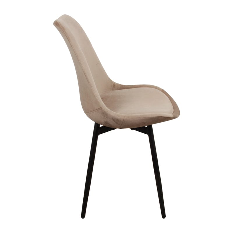 Luxe Eetkamerstoel LEAF Wit – ø 47x52.5x87 cm - Lucy&