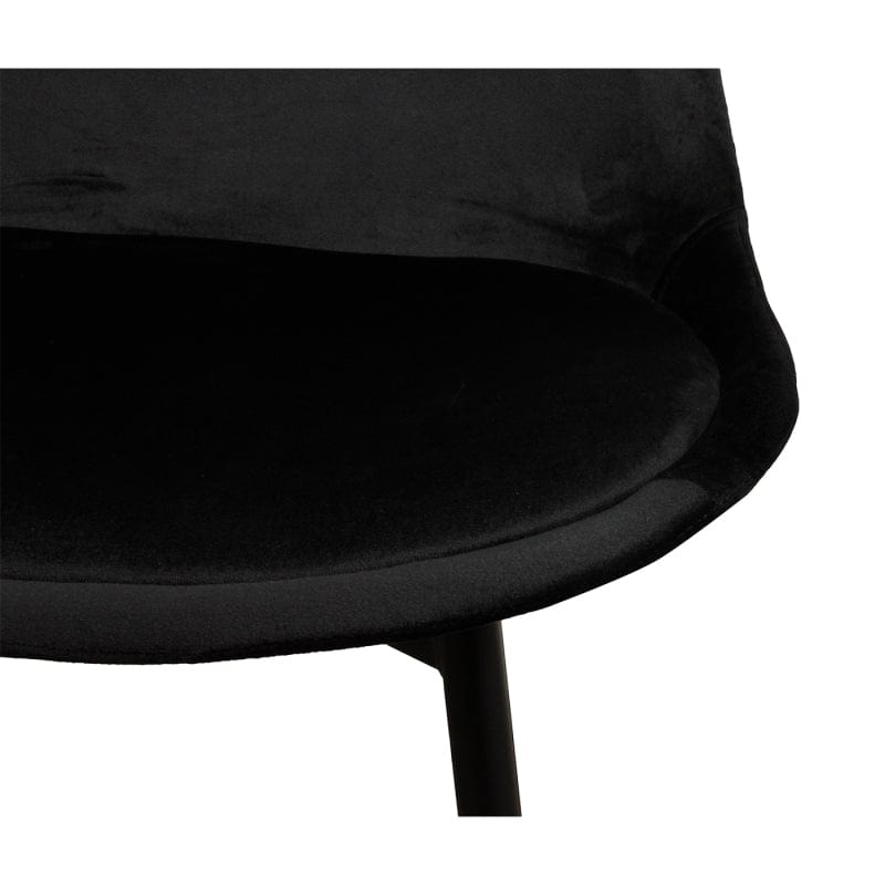 Luxe Barkruk LEAVE ME Zwart – 104 x 54,5 x 47 cm - Lucy&