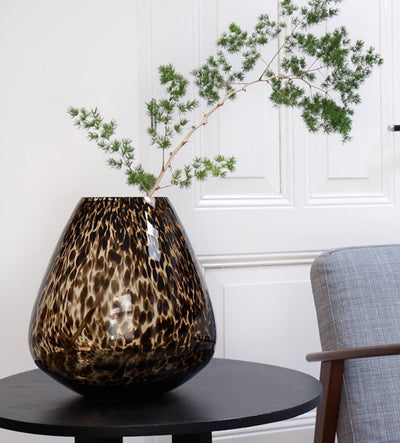 Luxe Vaas CHEETAH Multi – ø 32 x H33 cm - Lucy's Living