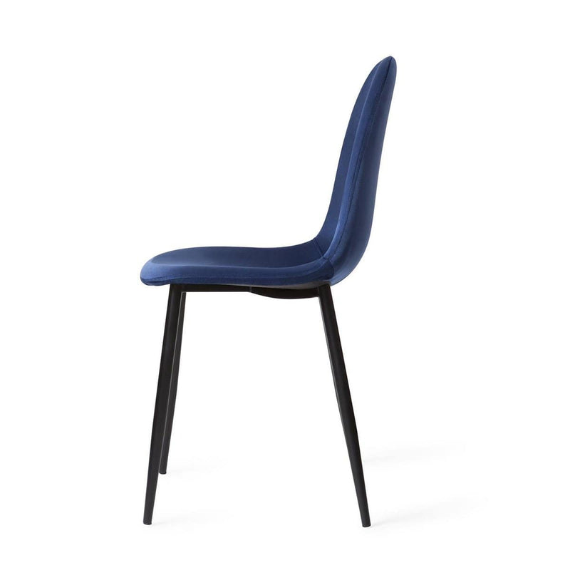 Eetkamerstoel ROMA Velvet - Blauw - Lucy&