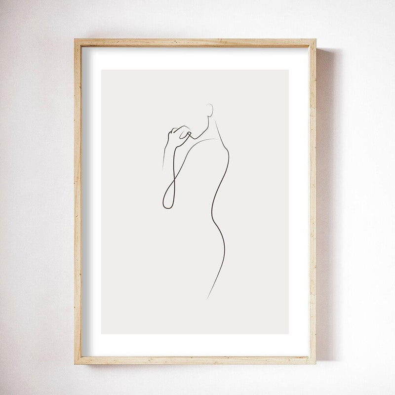 Fine Lines Woman NO1 Poster - Lucy&