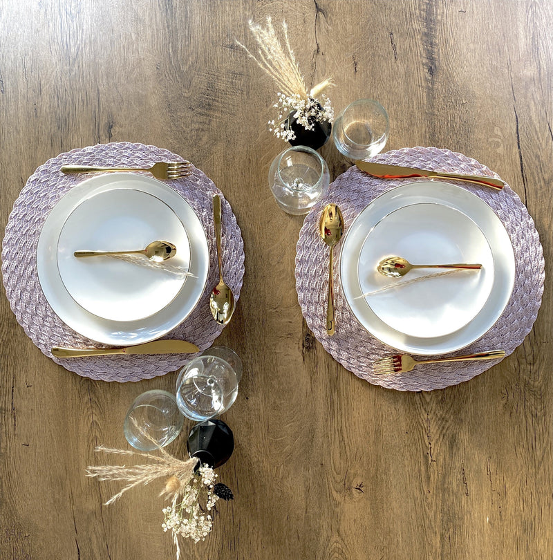 Luxe Placemat HAS - ø 38 cm - Lucy&