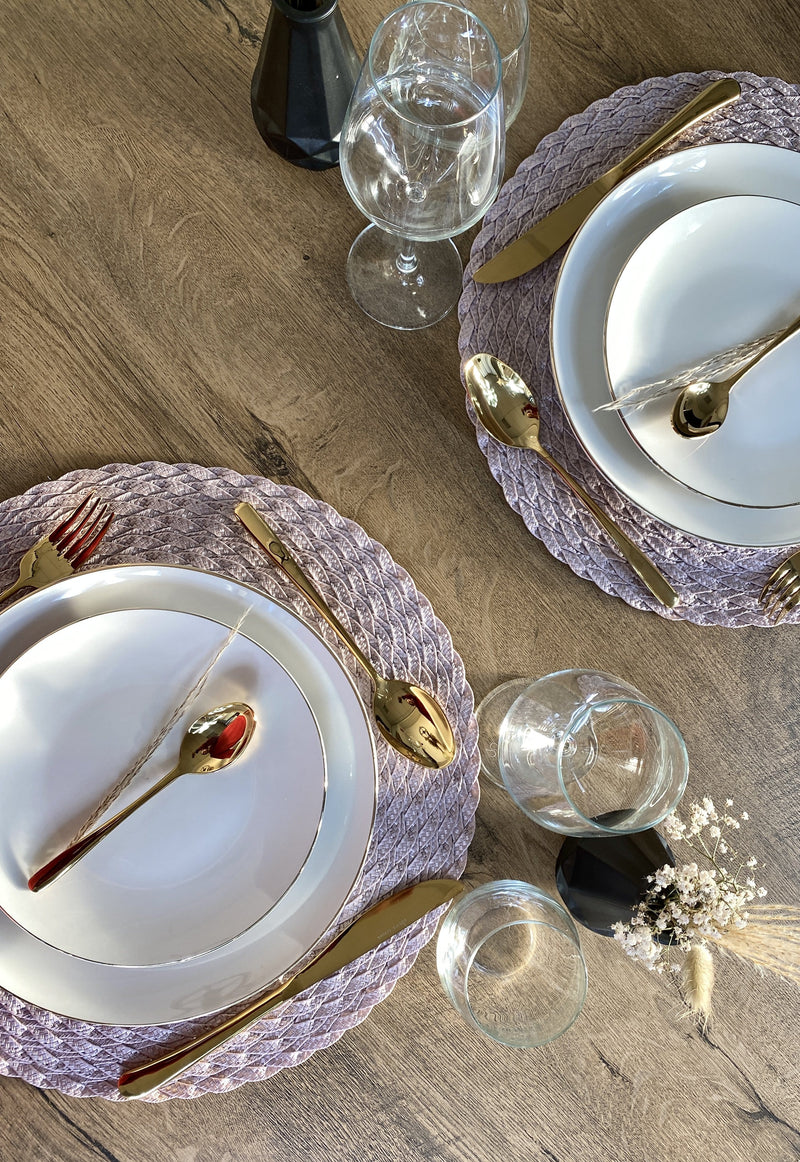 Luxe Placemat HAS - ø 38 cm - Lucy&