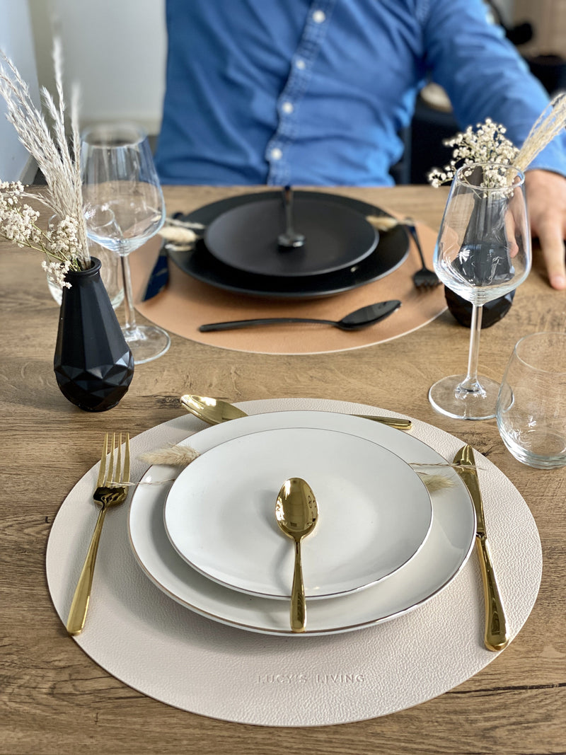 Luxe Placemat SPARKLE – ø38 cm - Lucy&