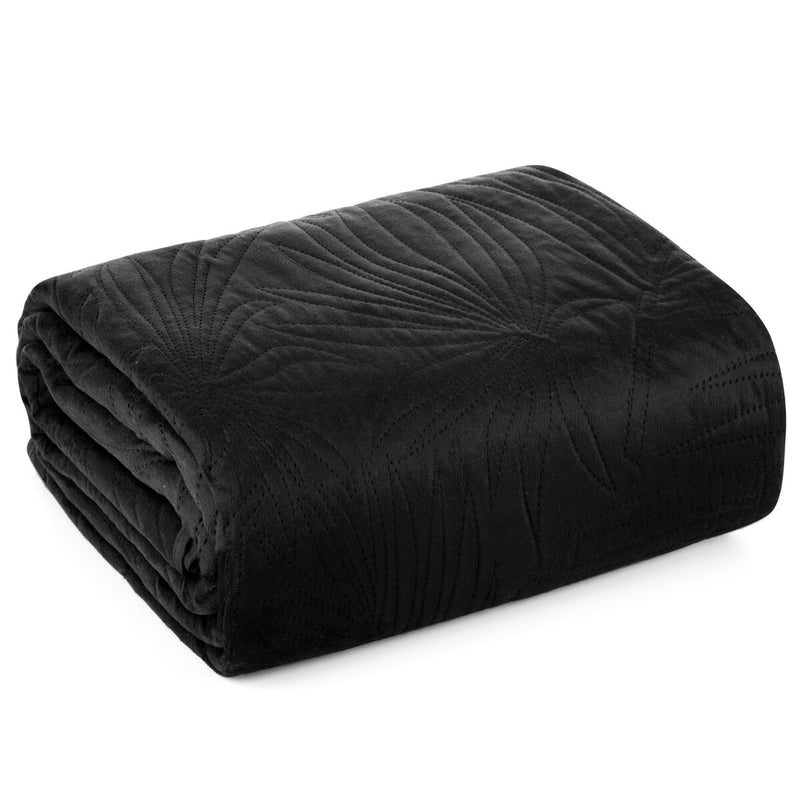 Beddensprei LUIZ/4 Zwart