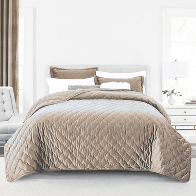 Luxe HEIDI Beddensprei Beige - 220 x 240 cm - 2 x Kussenhoes 50 x 70 cm - Lucy's Living